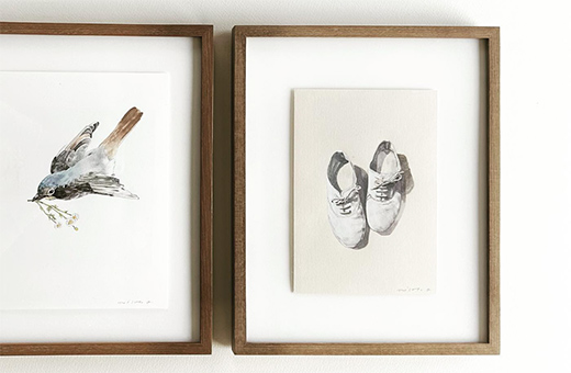 荻原美里の大阪初個展「キオクノタビ」が、京町堀『chignitta space