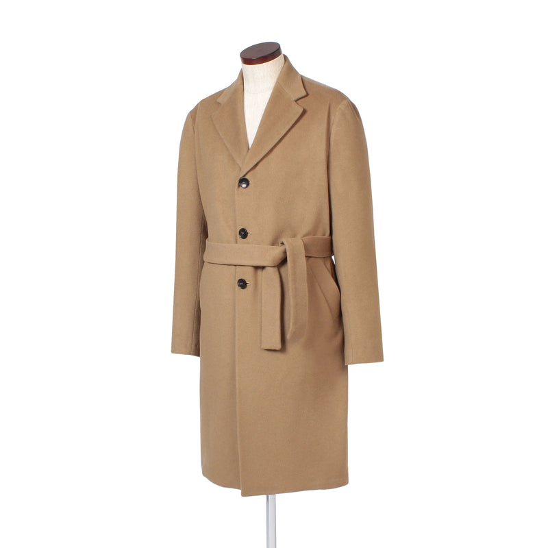 Finjack（フィンジャック）カシミヤキャメルシングルチェスターコート