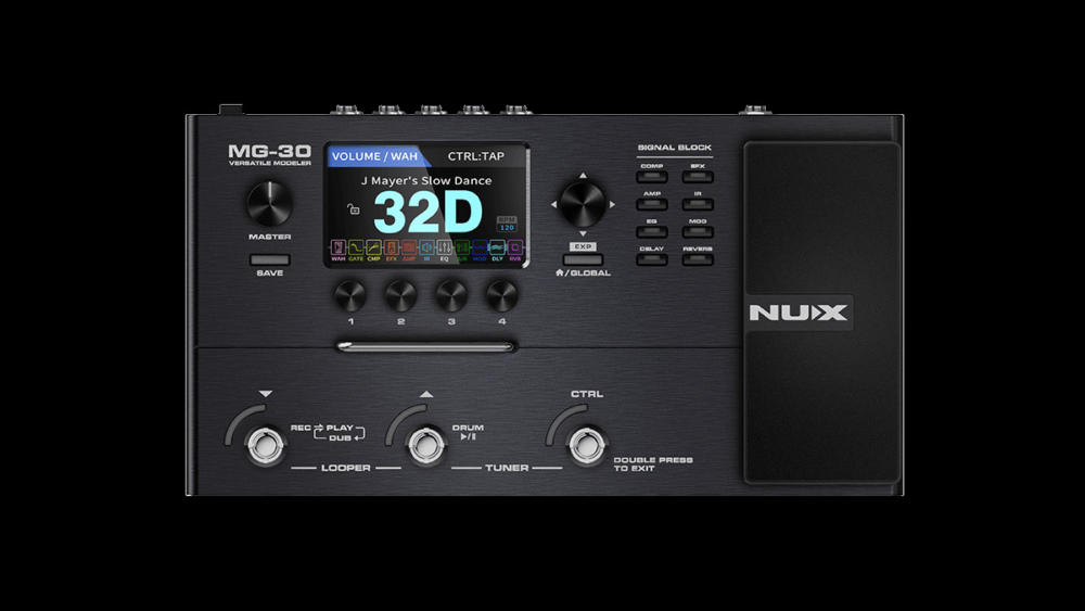 NUX MG-30 また新たなマルチエフェクターが登場！【勢いのある