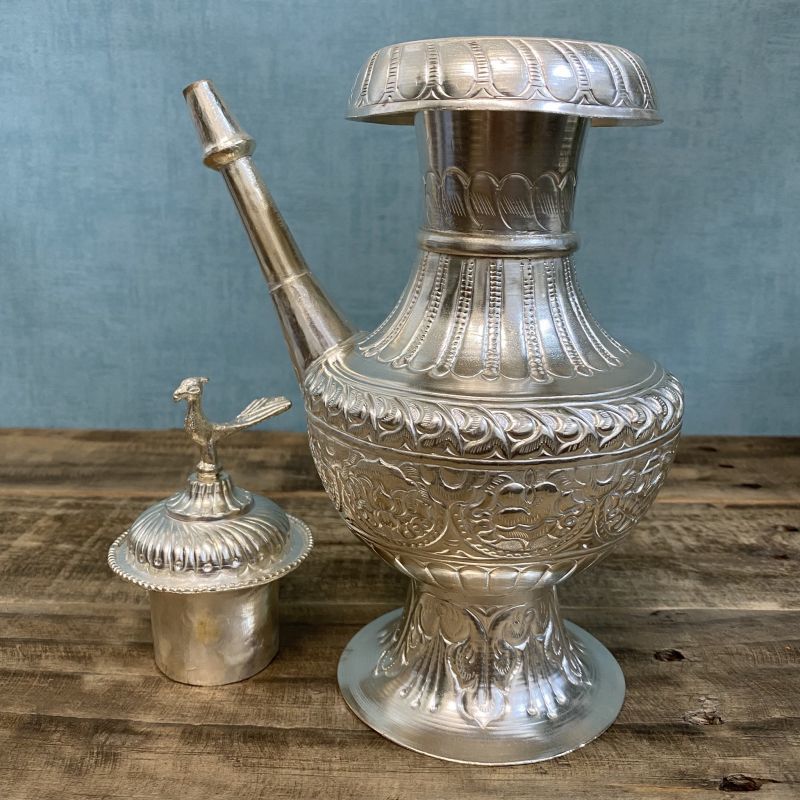 美品 シルバー silver 煙草入 小物入 銀細工 メッシュ 約132g 美品