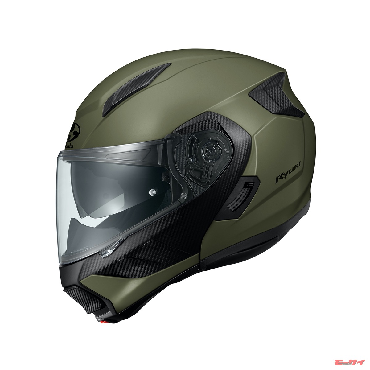 カブト】のシステムヘルメット「RYUKI」に、新色「フラットオリーブ
