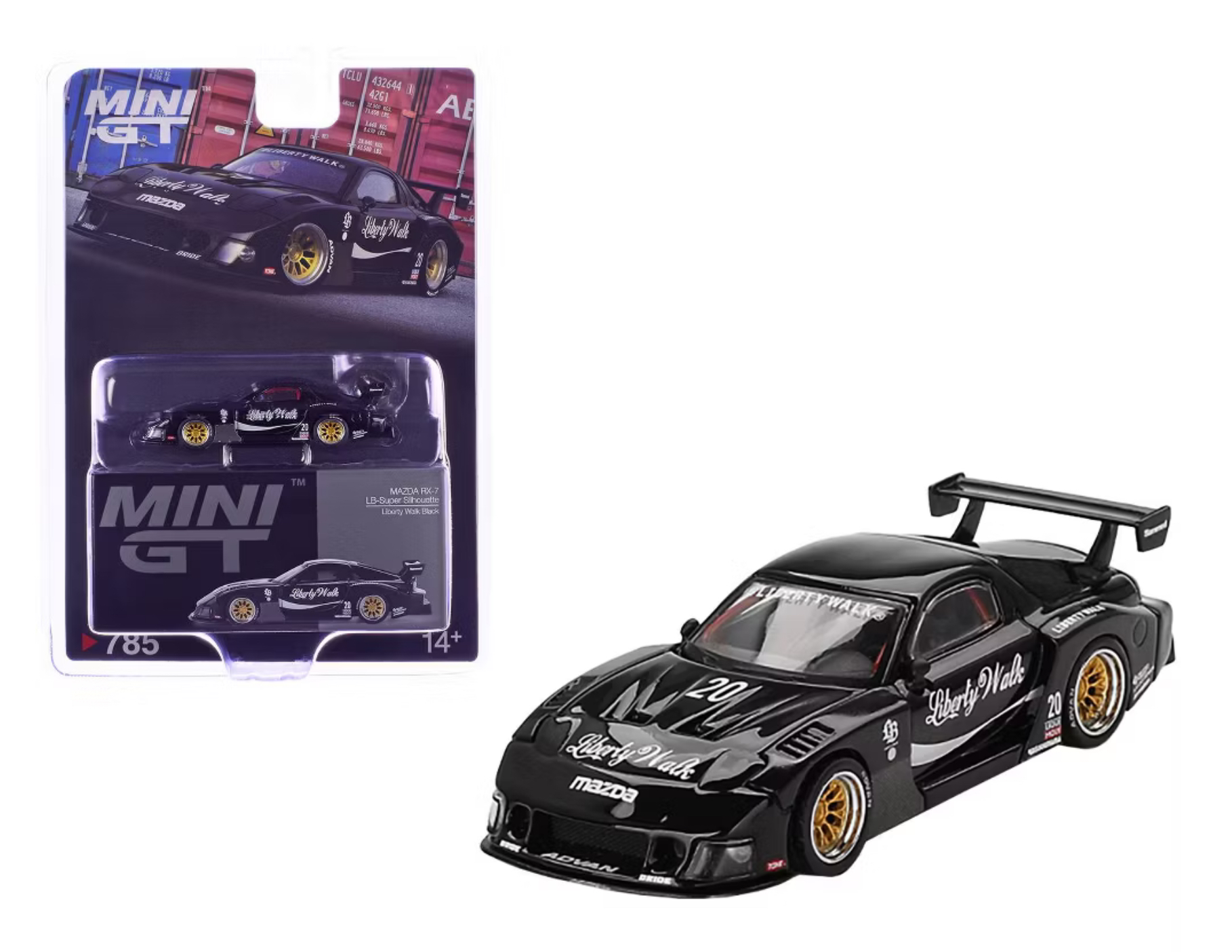 MINI GT MAZDA RX-7 LBWK MINIGT チェイス MINI GT Mazda RX7 LB-Super