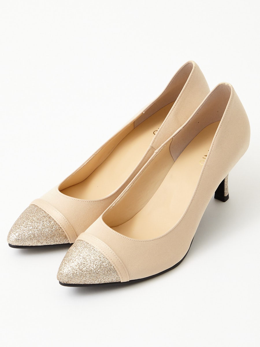 セパレートラメパンプス(22.5cm シルバー): AIMER | エメ ｜ミマツ