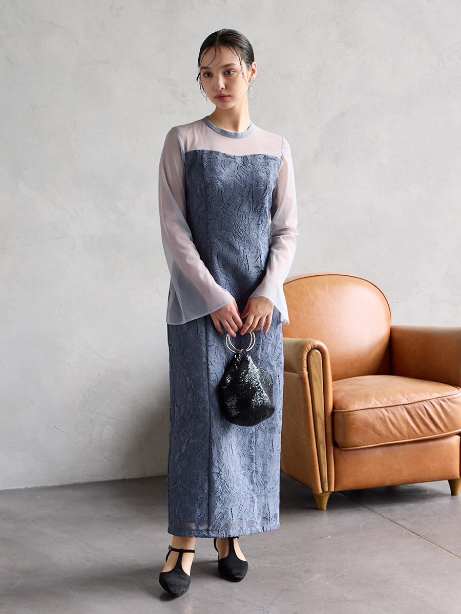 WEB限定】オーナメントレースIラインドレス(S ブラック): AIMER | エメ