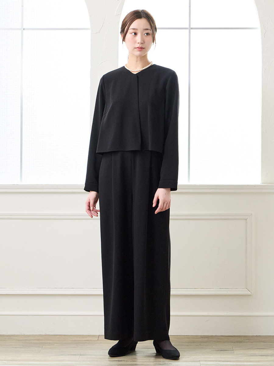 試着キャンペーン対象】【喪服・礼服】【WEB限定】パンツタイプ