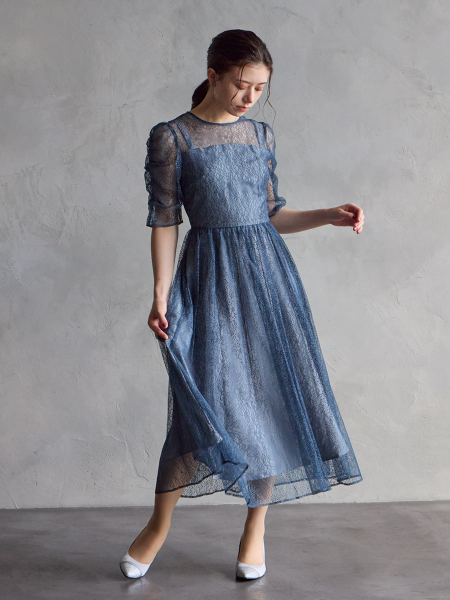 期間限定お値下げ中】AIMER パーティードレス ピンクベージュ L Aimer