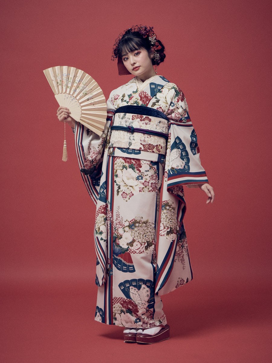 予約商品】振袖単品「 花蝶妃 」(FREE［受注生産商品：ご注文日より