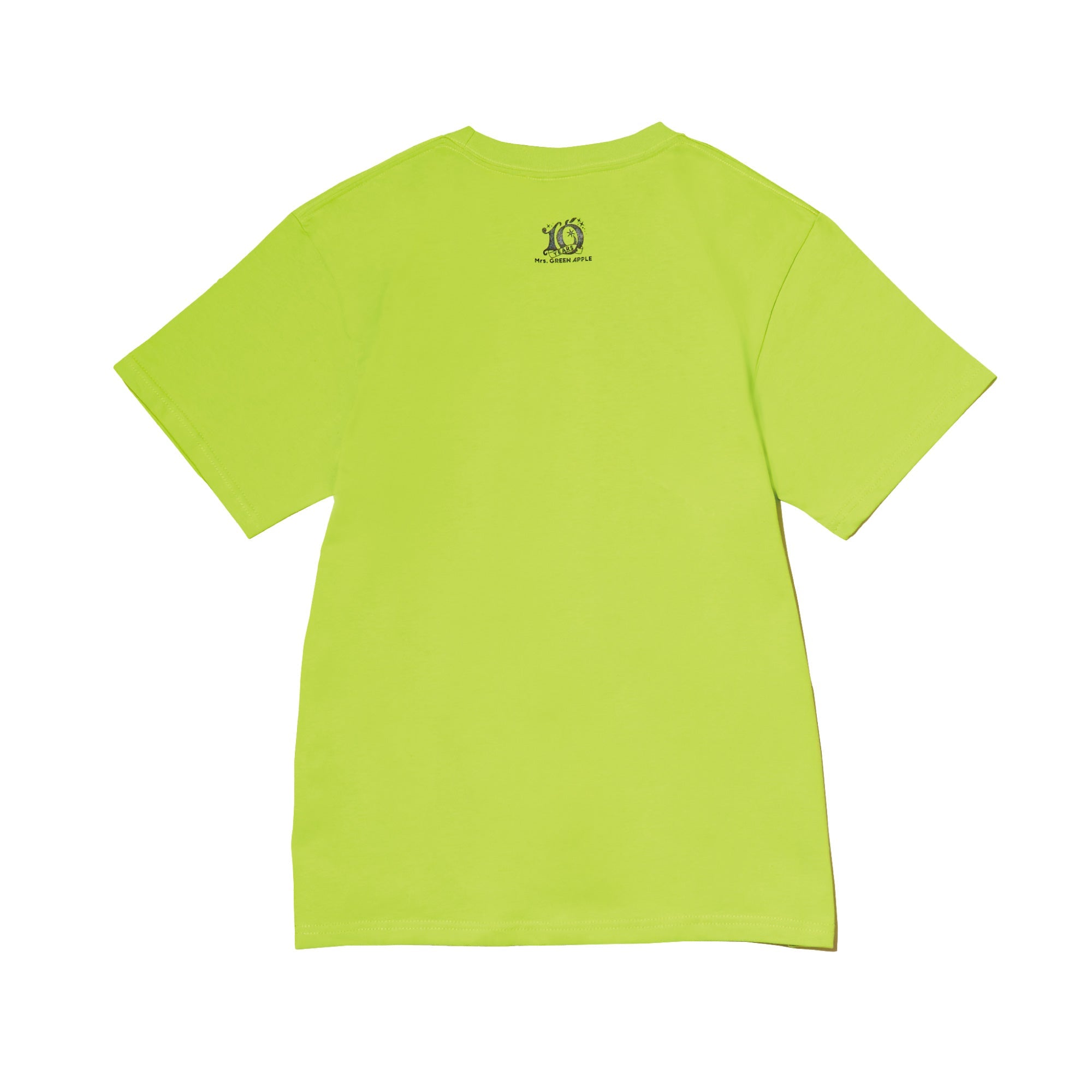 Mrs. GREEN APPLE メメルTシャツ ライムグリーン東と名と阪ミセス Mrs