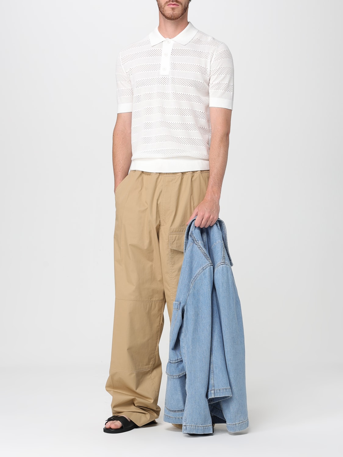 Dries Van Noten Pants men - Beige | 2510209111147 | GIGLIO.COM