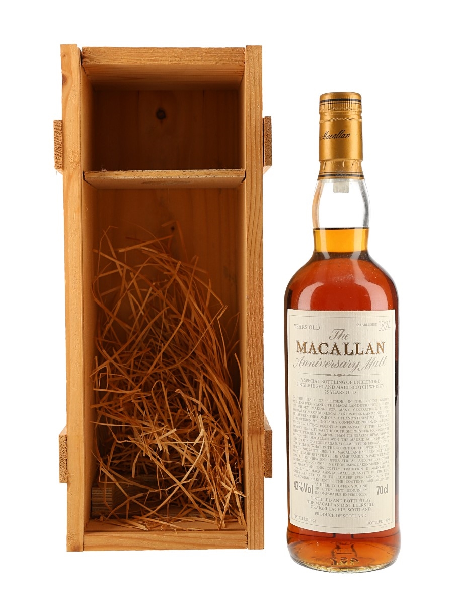 Macallan 1974 25 Year Old Anniversary Malt - Lot 191048 - Buy/Sell