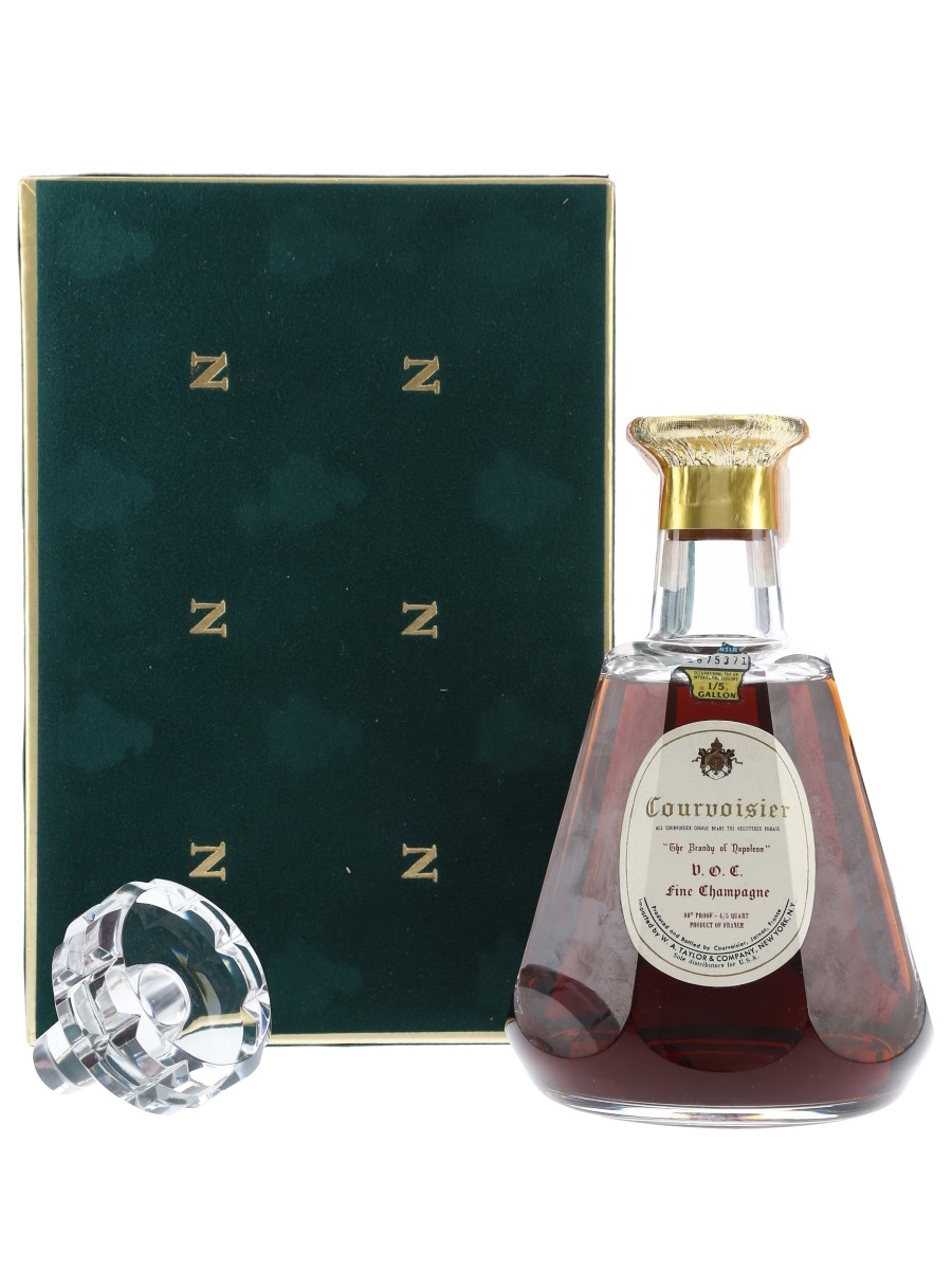 COURVOISIER NAPOLEON Baccarat製ボトル V683 Courvoisier VOC The