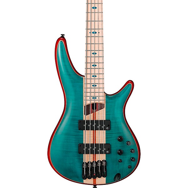 Ibanez Premium SR1425B 5-String Electric Bass Guitar Caribbean