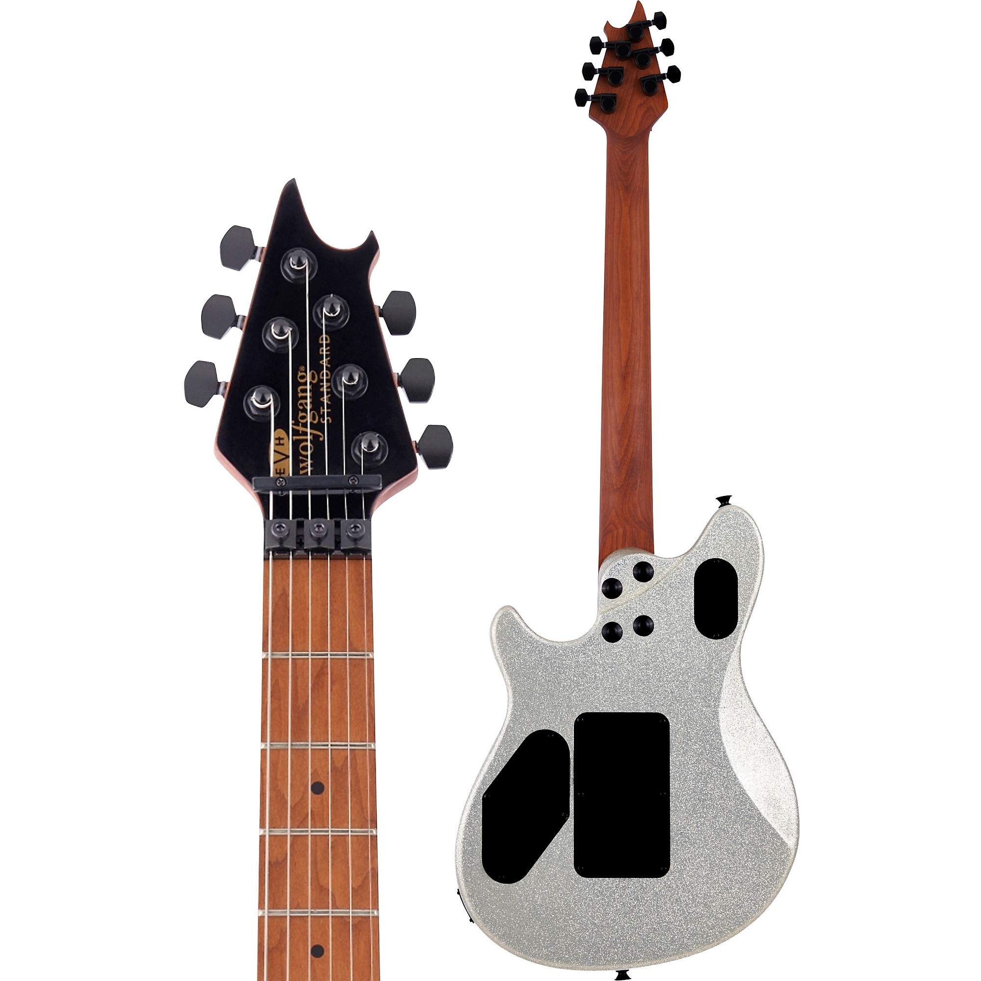 EVH Wolfgang WG Standard Electric Guitar Silver Sparkle | Guitar