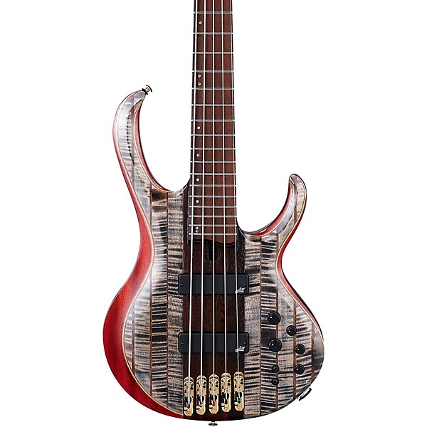 Ibanez Premium BTB1935 5-String Electric Bass Black Ice Low Gloss