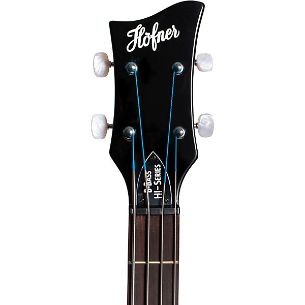 Hofner Ignition Series Short-Scale Violin Bass Guitar Trans Black