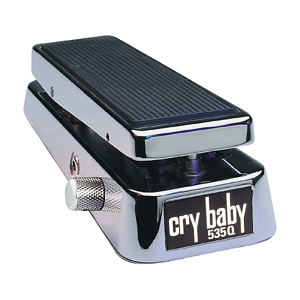 Dunlop 535QC Chrome Cry Baby Wah Pedal | Guitar Center