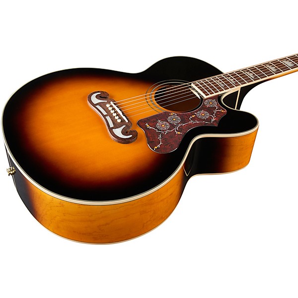 2021 Epiphone EJ-200SCE⁄VS Jumbo ☆1円スタート！エピフォン EJ