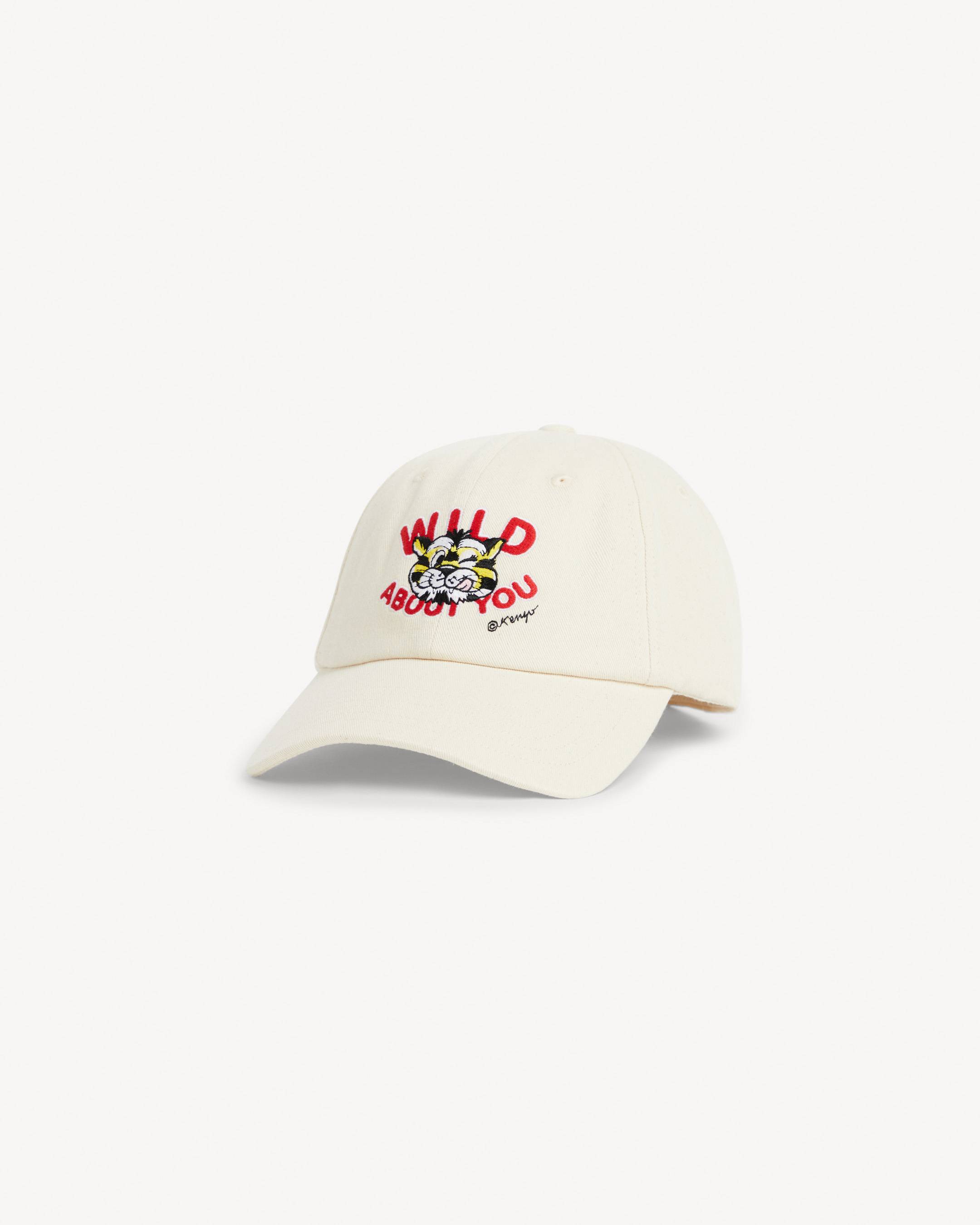 KENZO Wild Tiger' embroidered cap in cotton | KENZO