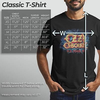 Men's Ozzy Osbourne U.S. Tour '91 Graphic Tee