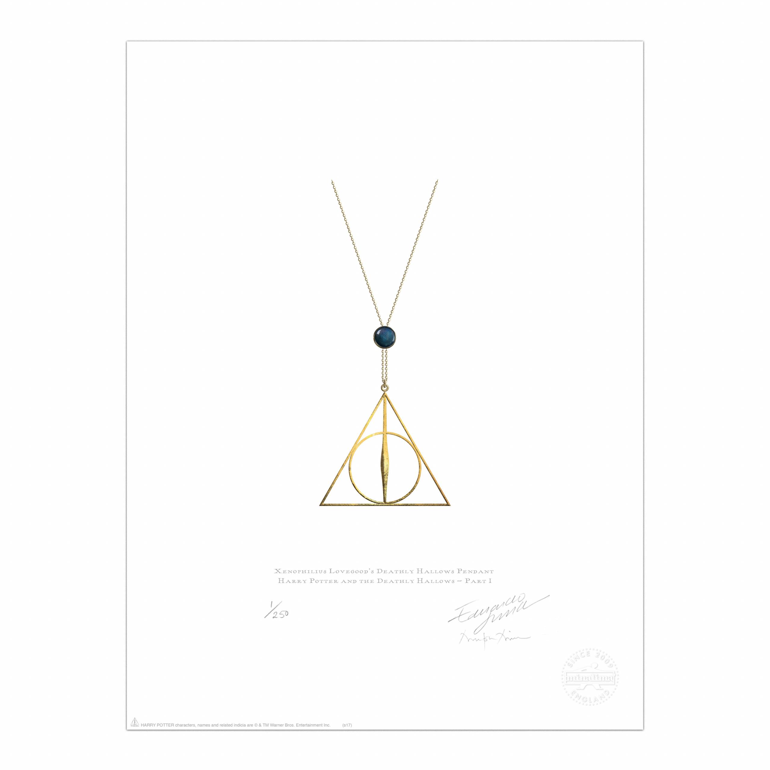 Minalima 死の秘宝ペンダント アートプリント 【公式通販】