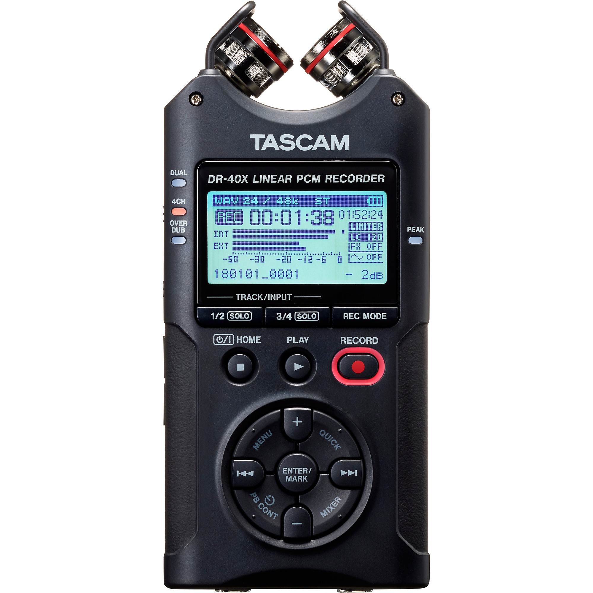 TASCAM DR-40X Portable Digital Recorder | Music & Arts