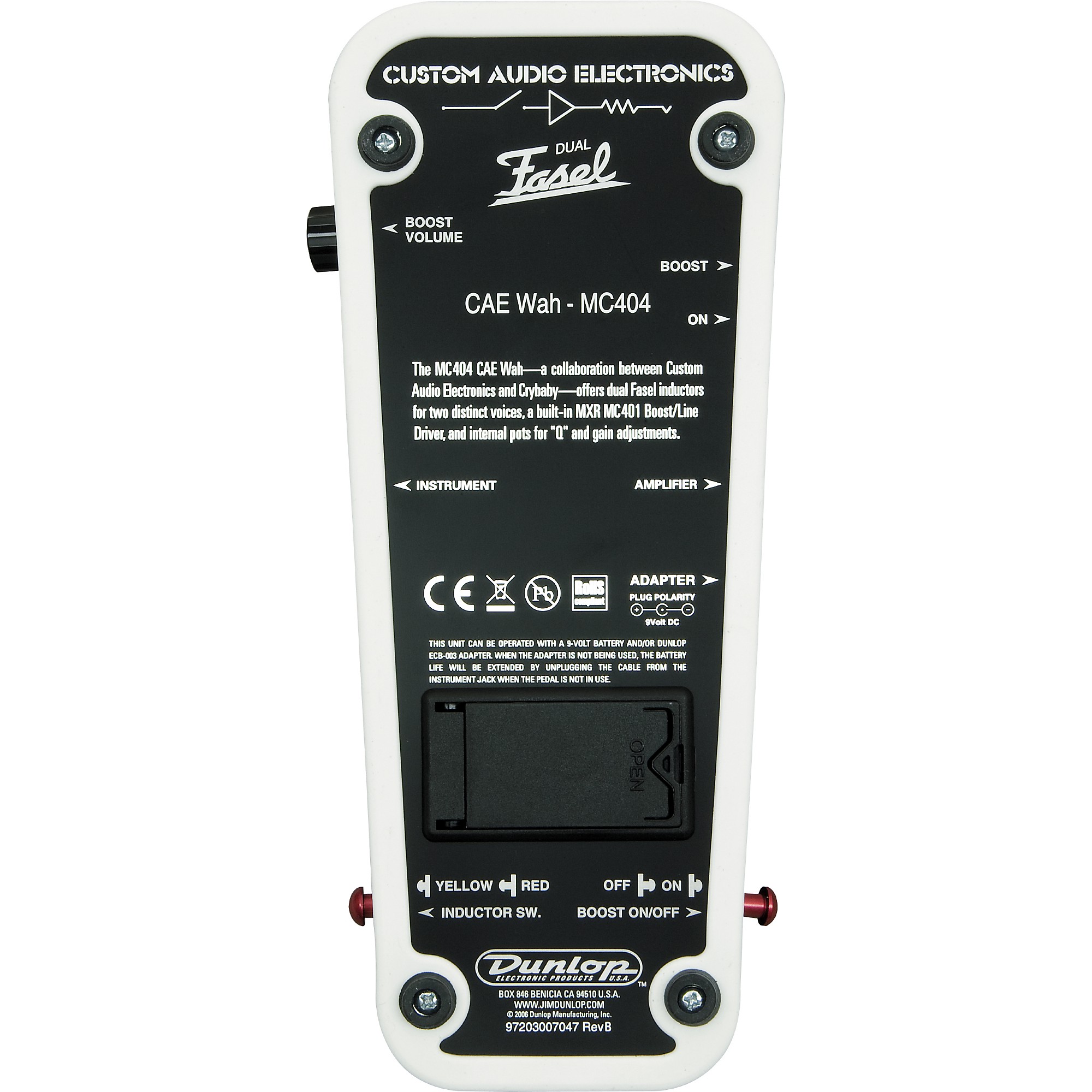 MXR CAE WAH MC-404 ワウペダル MXR MC404 CAE Wah ワウペダル