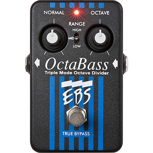 EBS OctaBass Triple Mode Octave Divider Pedal | Musician's Friend