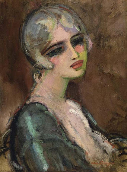 キース・ヴァン・ドンゲン、「Tete de jeune Femme」 Kees van Dongen