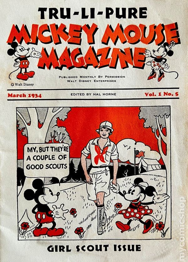 MICKEY MAGAZINE 1957 №326 Mickey Mouse Magazine (1933-1935 Disney