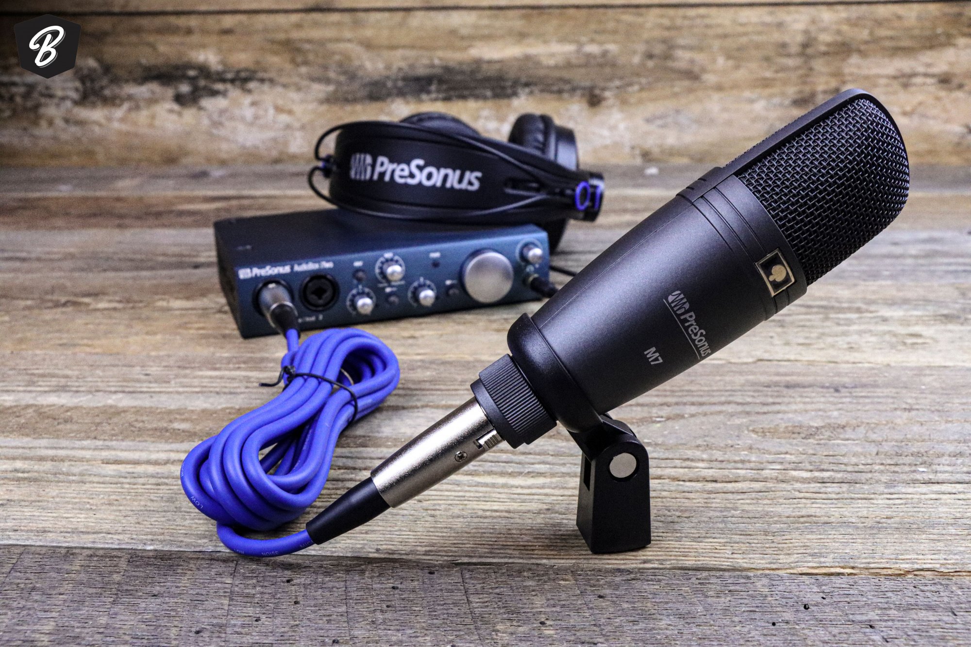 PreSonus AudioBox iTwo M7マイク セット DAW、オーディオIF、マイク