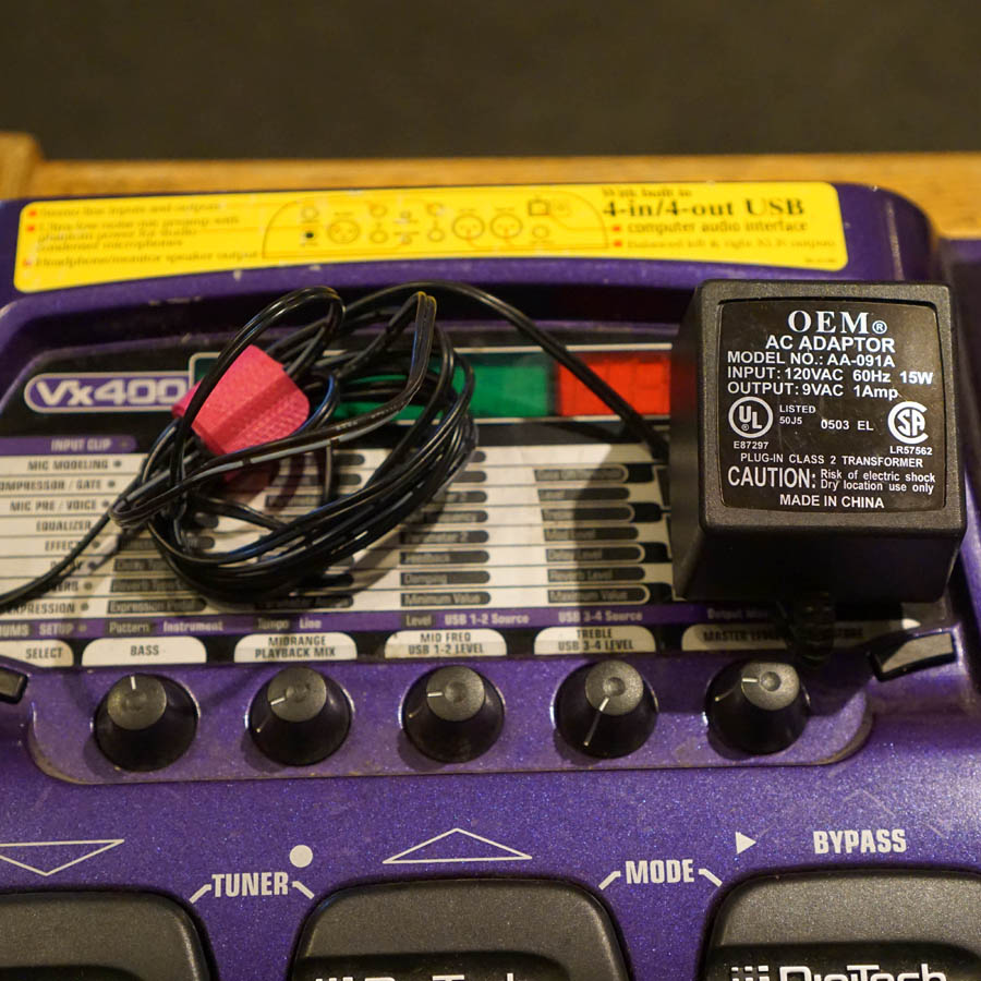 DigiTech VX400 Vocal Effects Processor Pedal - Used