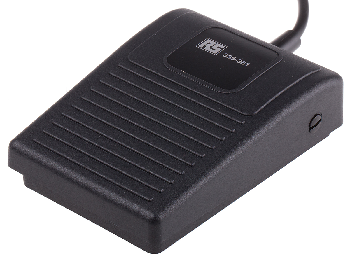 RS PRO モーメンタリ, On-Off フットスイッチ, 標準偏差, 熱可塑性物
