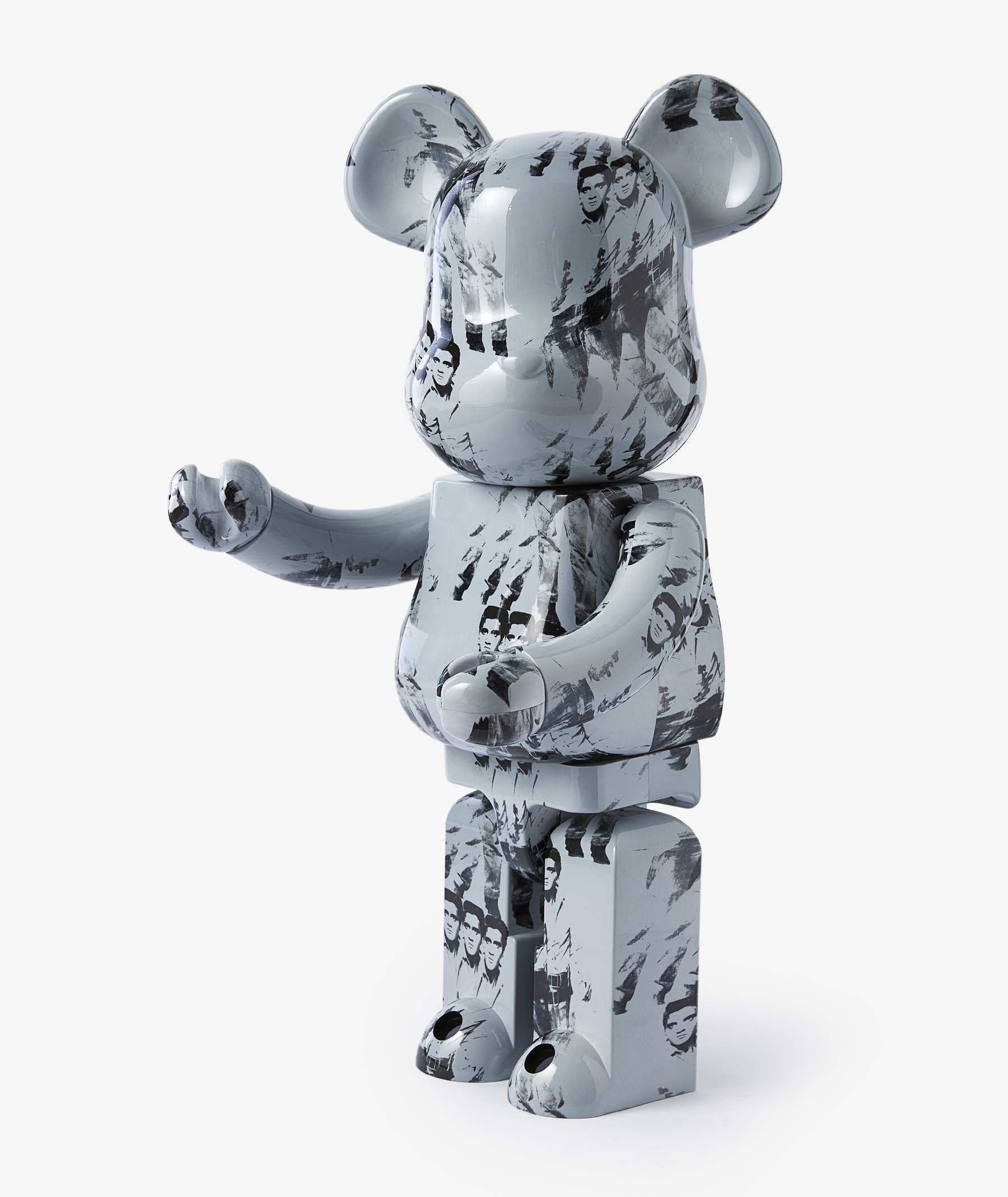 Silver Medicom Toy BE@RBRICK Andy Warhol's ELVIS PRESLEY 1000％ | SVD