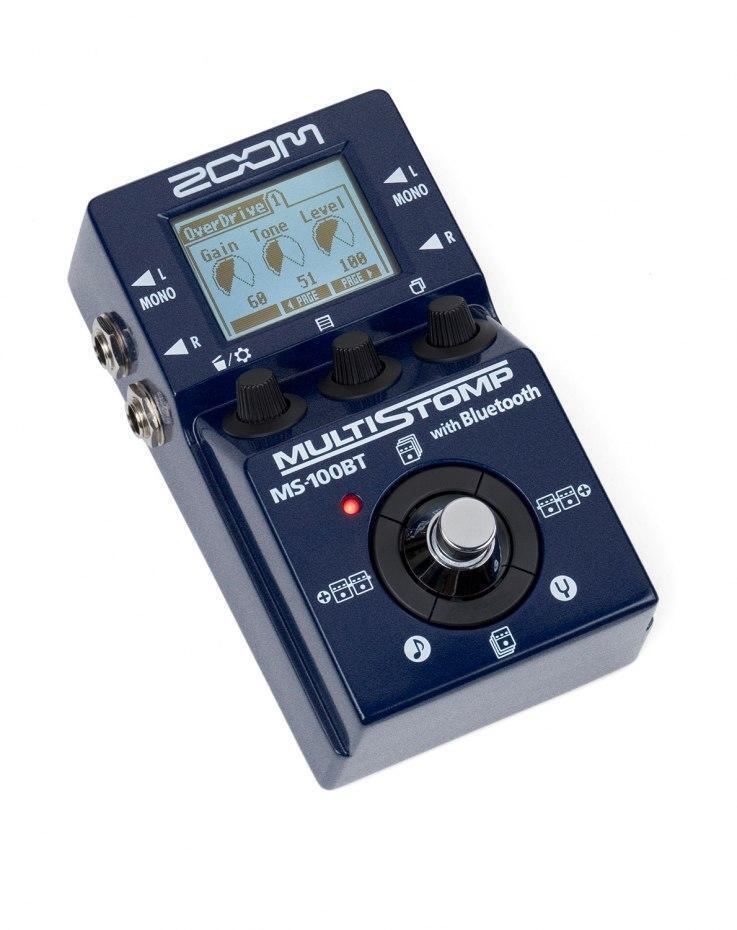Zoom MS-100BT MultiStomp Effects Pedal with Bluetooth | Sweetwater