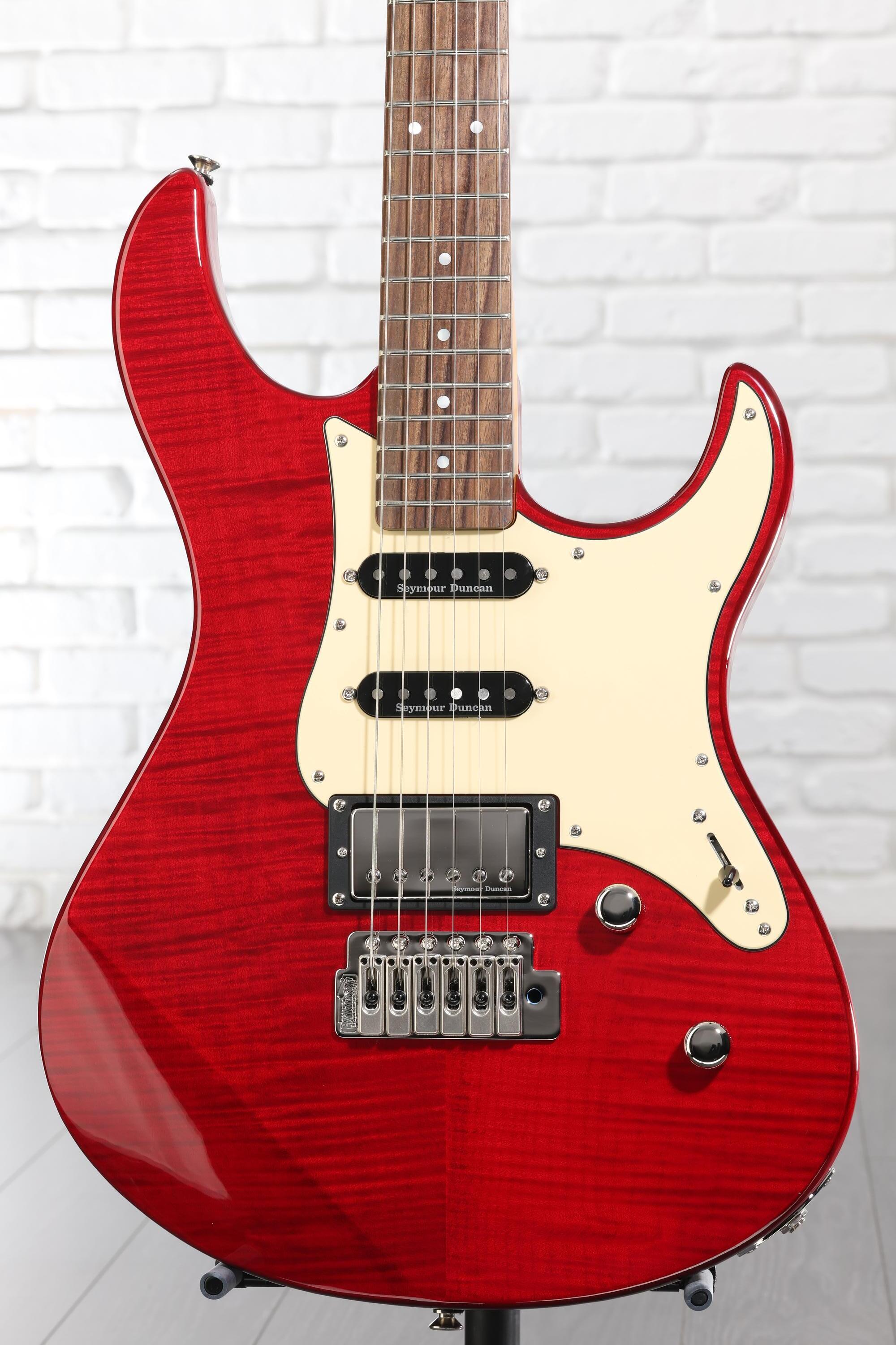 Yamaha PAC612VIIFMX Pacifica Electric Guitar - Fired Red | Sweetwater