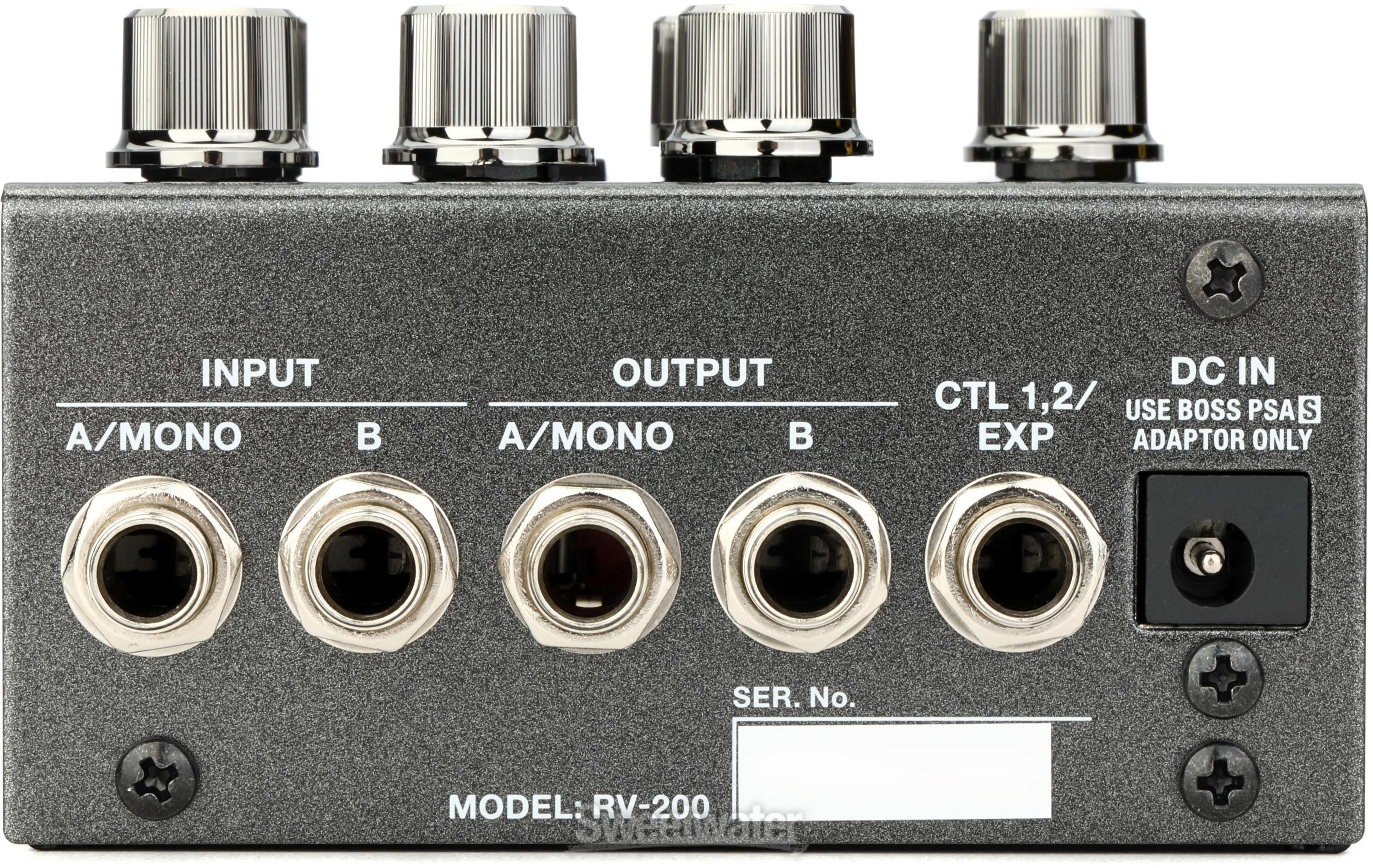 Boss RV-200 Reverb Pedal | Sweetwater