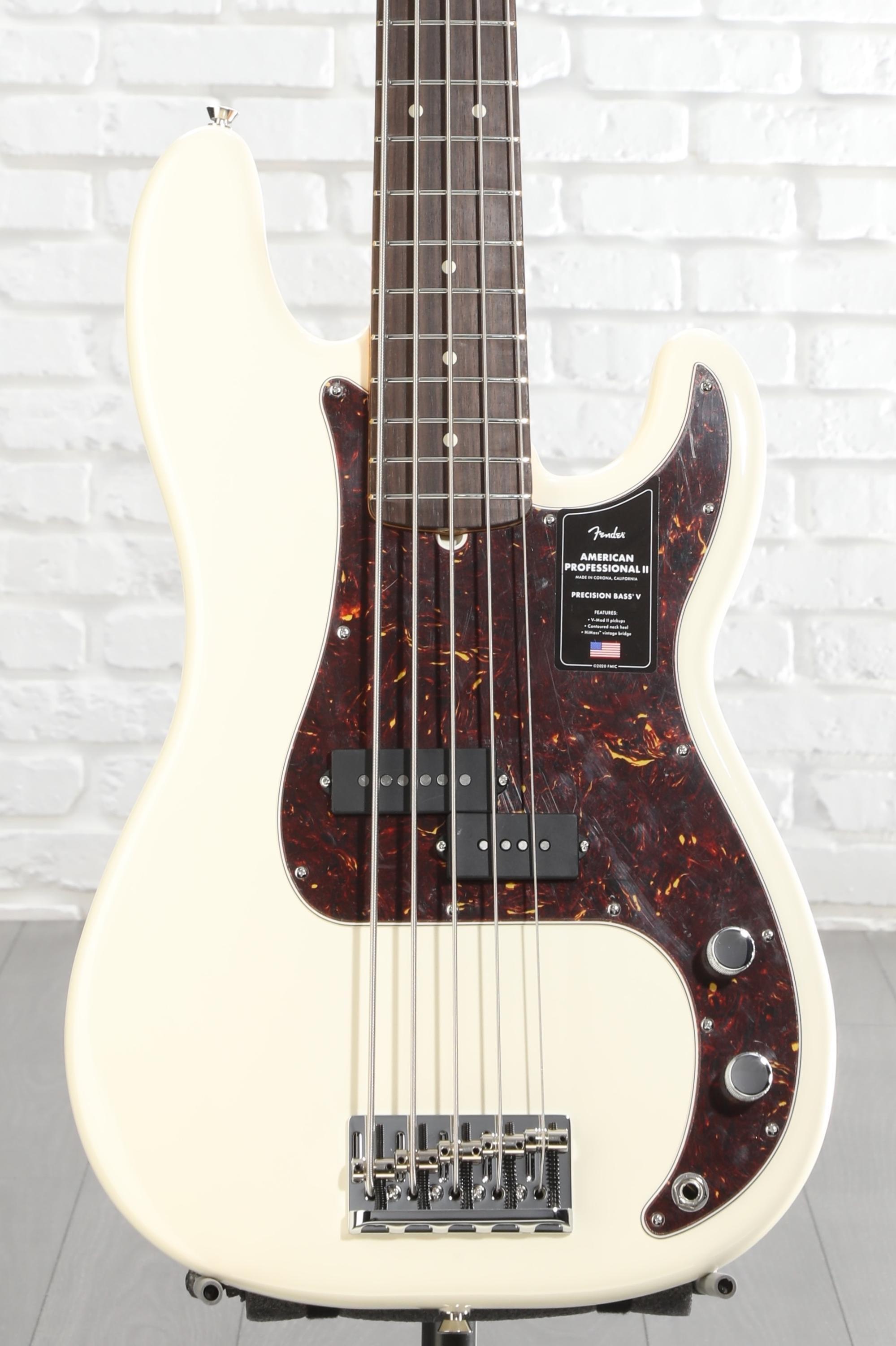 Fender American Professional II Precision Bass V - Olympic White