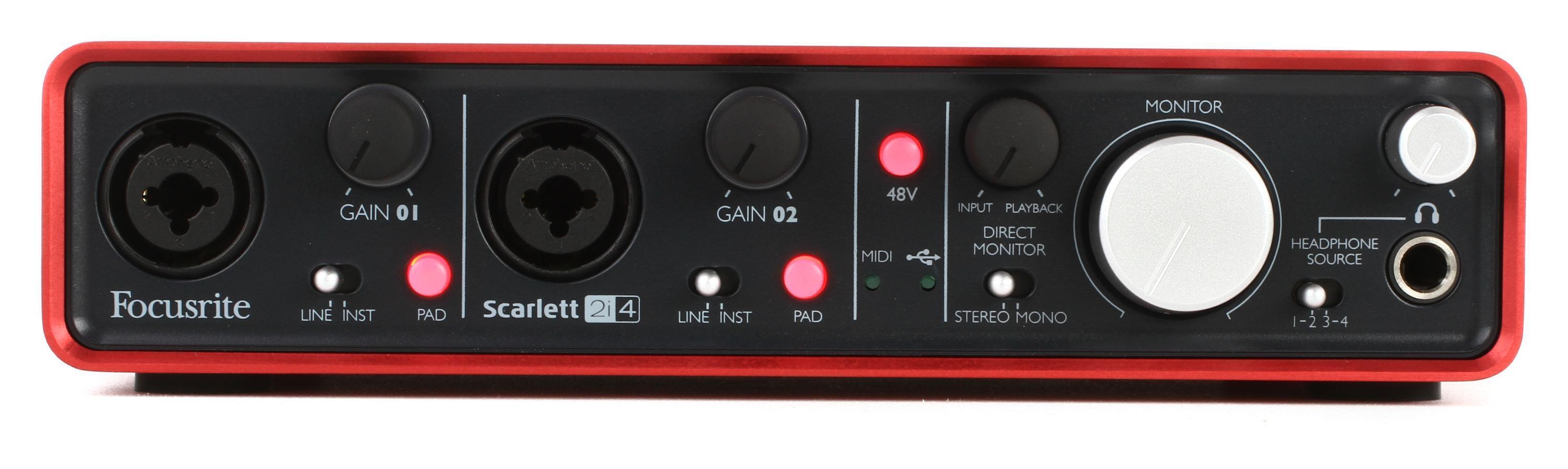 Focusrite Scarlett 2i4 オーディオインターフェイス Amazon.co.jp