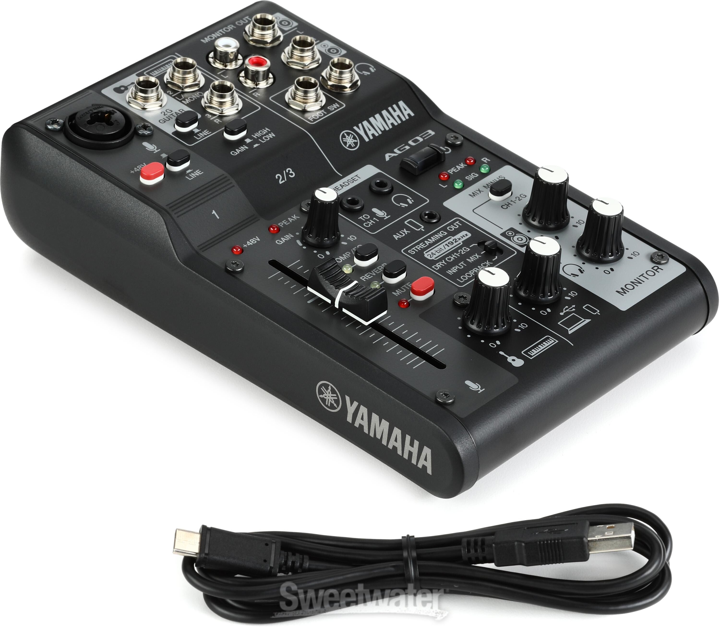 YAMAHA AG03 MK2 オーディオミキサー 下倉楽器ウェブショップ / AG03MK2 WH