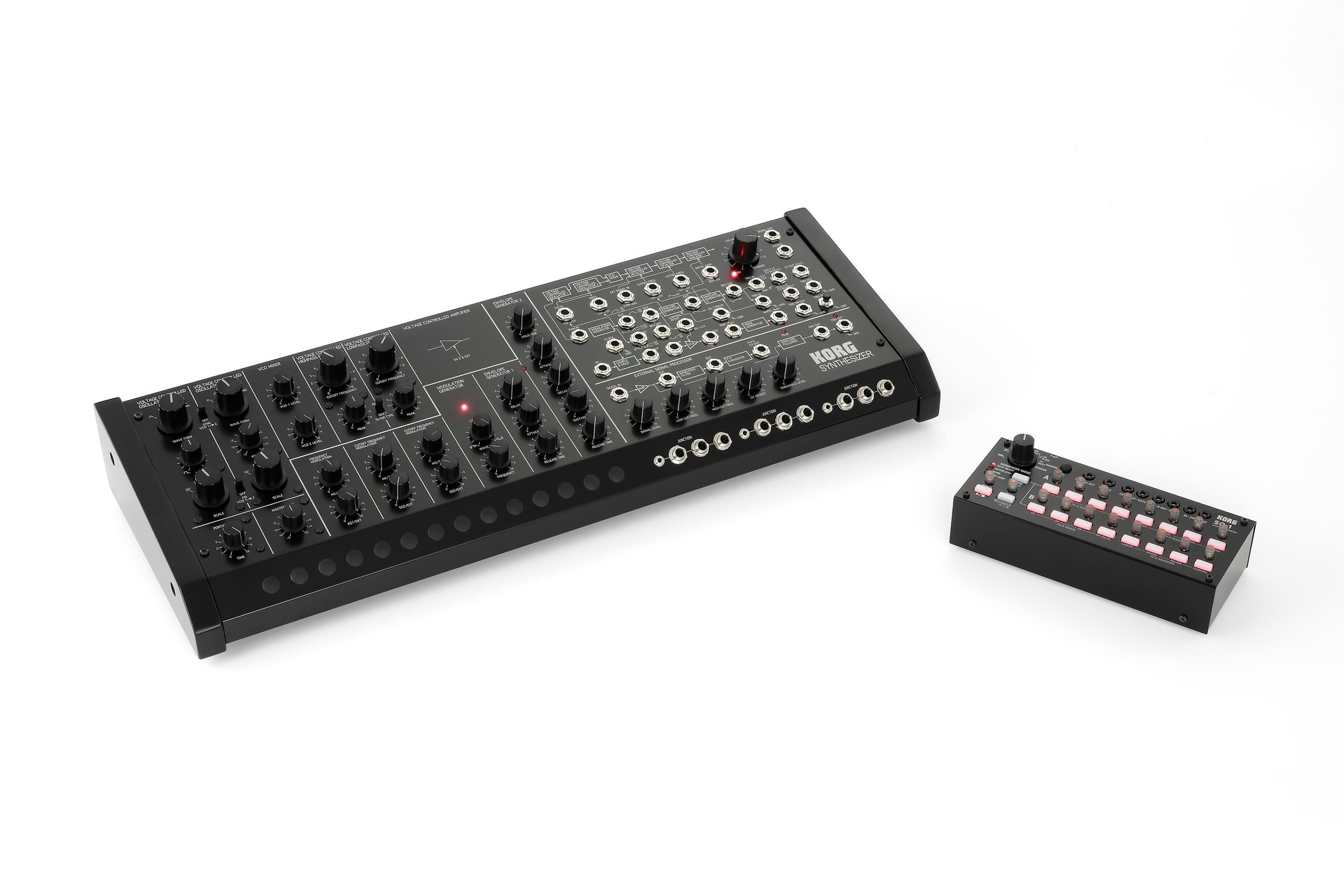 Korg MS-20M and SQ-1 Kit Analog Synthesizer and Sequencer Limited