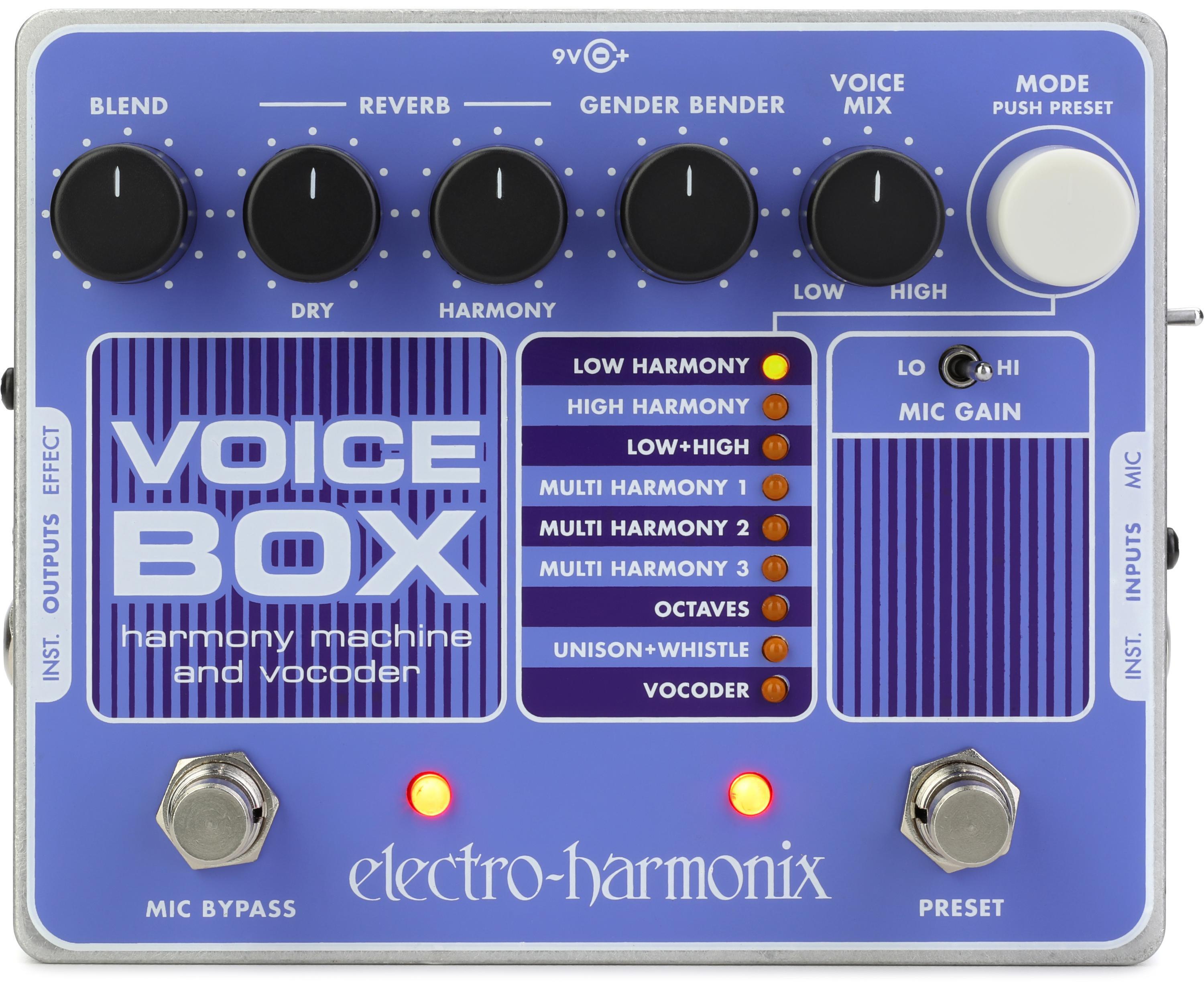 Electro-Harmonix Voice Box Vocal Harmony Machine/Vocoder | Sweetwater