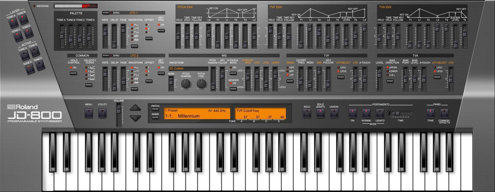 Roland JV-1080 Virtual Synthesizer Plug-in | Sweetwater