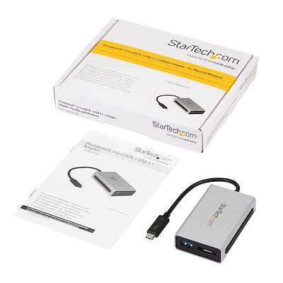 Thunderbolt 3 - eSATAアダプタ 1x USB 3.1（10Gbps）ポート Mac