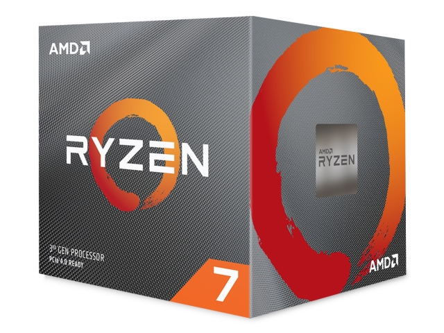 AMD RYZEN CPU 3700xプラスチックケース入り AMD RYZEN CPU 3700x