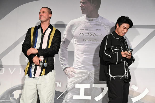 最終値下 F1 ブラッド・ピット 舞台挨拶 直筆サイン チラシ フライヤー