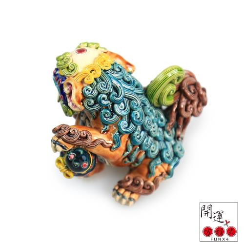 鹿港窯禮品館｜居家開運台灣國寶交趾陶龍馬精神 台湾 交趾