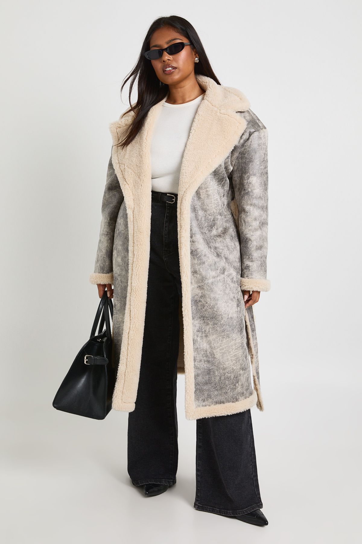 L'Arc〜en〜Ciel LONG AVIATOR JACKET Jackets & Coats | Plus Vintage