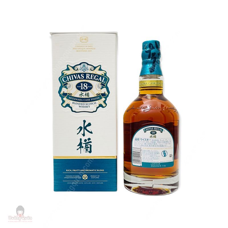 Chivas Regal 18 Years Mizunara Finish [700ml] – Mega Liquor Store