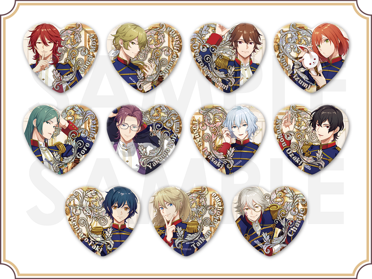 明治東亰恋伽 ハイカラ浪漫劇場 購入特典 ハート缶バッジ 菱田春草 明治