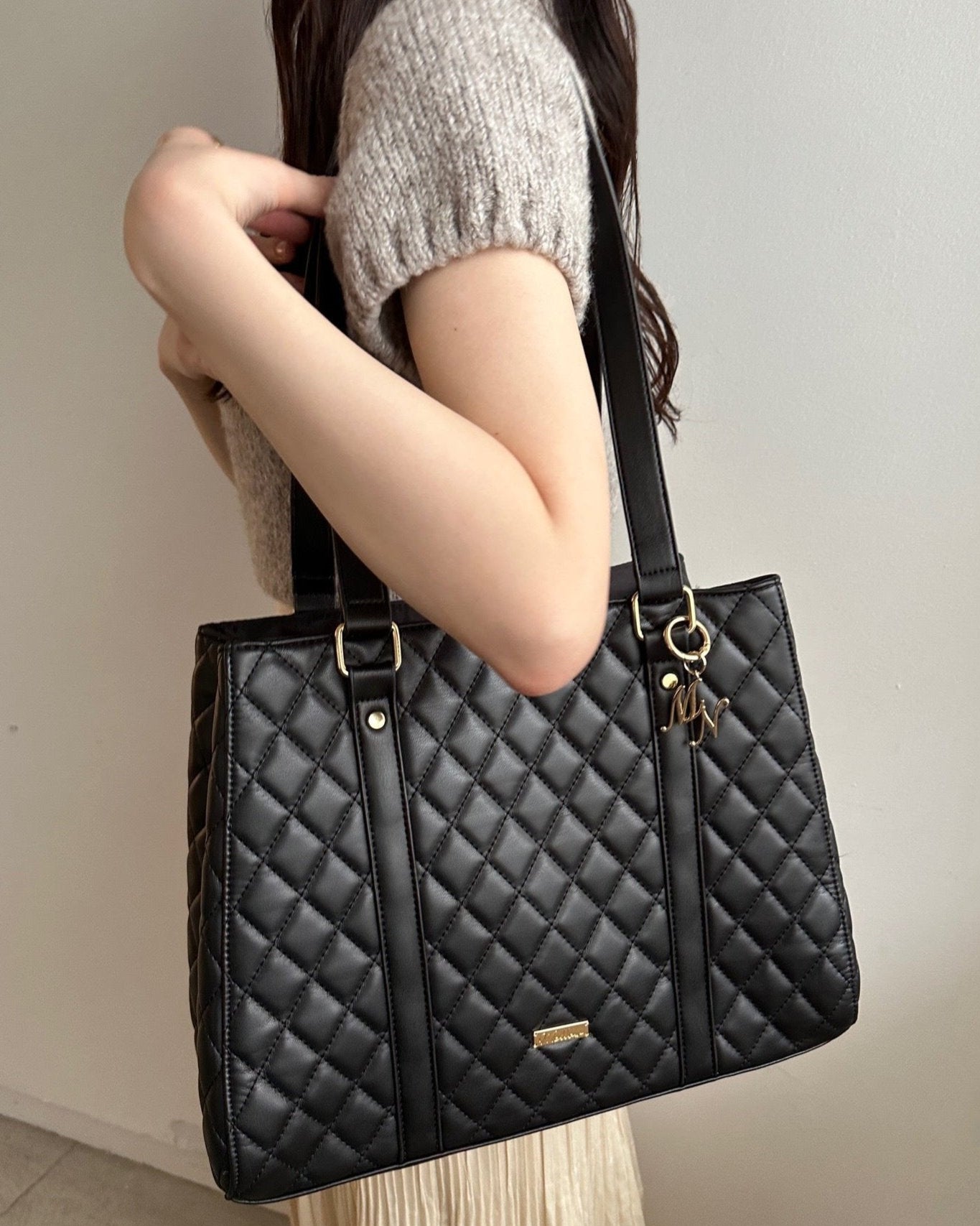 キルティングA4トートバッグ/キルティングバッグ｜MELLOWNEON